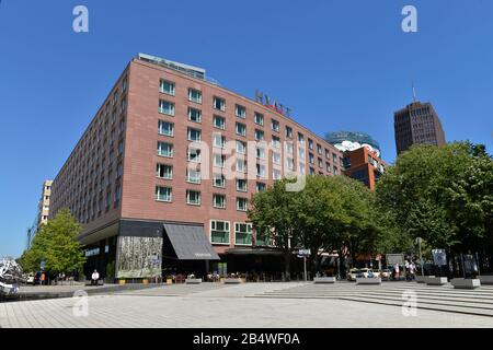 Hotel Hyatt, Marlene-Dientrich-Platz, Potsdamer Platz, Tiergarten, Mitte, Berlin, Deutschland Stockfoto