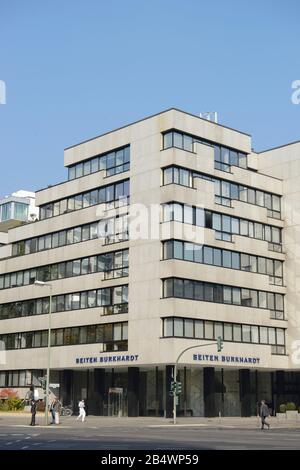 Constanze Pressehaus, Kurfuerstenstraße, Tiergarten, Mitte, Berlin, Deutschland/Kurfürstenstraße Stockfoto