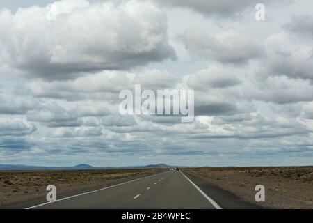 Nationale Route 40 im Süden von Esquel, Argentinien Stockfoto