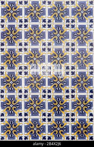 Portugiesische Keramikazulejos Stockfoto