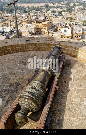 Jaisalmer, Rajasthan, indien. Januar 2014. Jaisalmer Fort, Rajasthan, Indien. Kredit: Bernard Menigault/Alamy Stock Photo Stockfoto