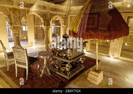Jaisalmer, Rajasthan, indien. Januar 2014. Jaisalmer Fort, Rajasthan, Indien. Kredit: Bernard Menigault/Alamy Stock Photo Stockfoto