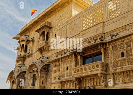 Jaisalmer, Rajasthan, indien. Januar 2014. Jaisalmer Fort, Rajasthan, Indien. Kredit: Bernard Menigault/Alamy Stock Photo Stockfoto