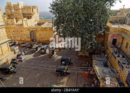 Jaisalmer, Rajasthan, indien. Januar 2014. Jaisalmer Fort, Rajasthan, Indien. Kredit: Bernard Menigault/Alamy Stock Photo Stockfoto