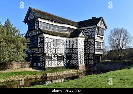 Die South Range Little Moreton Hall Stockfoto