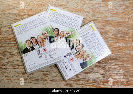 Erste Serie der amerikanischen tv-Satire 30 Rock auf DVD Stockfoto