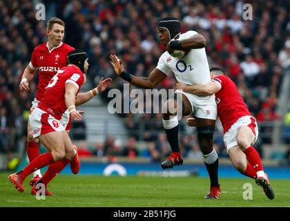 London, Großbritannien. März 2020. Maro Itoje von England während der Guinness Six Nations zwischen England und Wales im Twickenham Stadium, London, England am 07. März 2020 Credit: Action Foto Sport/Alamy Live News Stockfoto