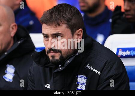 Birmingham, Großbritannien. März 2020. Birmingham City Manager Pep Clotet beim Sky Bet Championship Match zwischen Birmingham City und Reading in St Andrews, Birmingham am Samstag, 7. März 2020. (Kredit: Leila Coker / MI News) Foto darf nur für redaktionelle Zwecke in Zeitungen und/oder Zeitschriften verwendet werden, Lizenz für kommerzielle Nutzung erforderlich Kredit: MI News & Sport /Alamy Live News Stockfoto