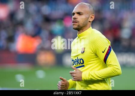 Camp Nou, Barcelona, Katalonien, Spanien. März 2020. La Liga Fußball, Barcelona gegen Real Lieddad; Martin Braithwaite vom FC Barcelona während der Aufwärmphase Credit: Action Plus Sports/Alamy Live News Stockfoto