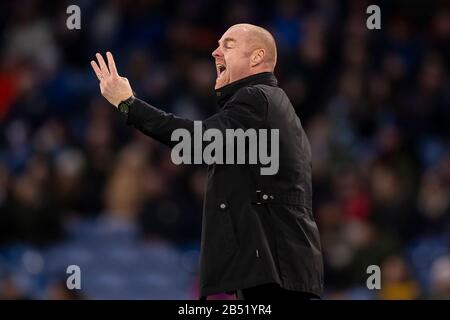 Burnley, Großbritannien. März 2020. Burnley Manager Sean Dyche beim Premier League-Spiel zwischen Burnley und Tottenham Hotspur am 7. März 2020 in Burnley, England. (Foto von Daniel Chesterton/phcimages.com) Credit: PHC Images/Alamy Live News Stockfoto