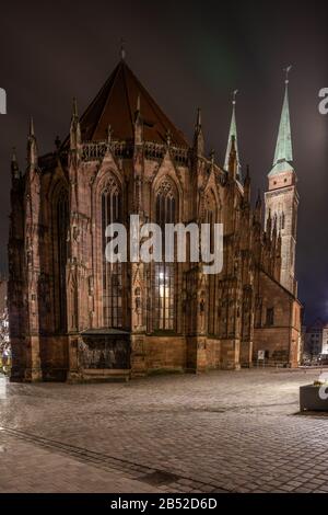 St. Sebald - Sebalduskirche im alten Zentrum von Nürnberg Stockfoto