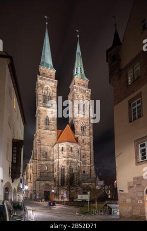 St. Sebald - Sebalduskirche im alten Zentrum von Nürnberg Stockfoto