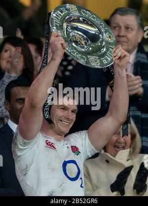 London, Großbritannien. März 2020. Rugby Union Guinness Six Nations Championship, England V Wales, Twickenham, 2020, 07/03/2020 of England and of Wales Credit: Paul Harding/Alamy Live News Stockfoto
