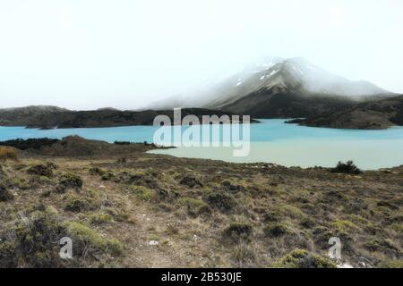 Lago Belgrano, Parque Nacional Perito Moreno, Patagonien Argentina Stockfoto