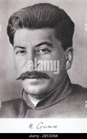Porträt von Joseph Stalin. 1950er Jahre. Stockfoto