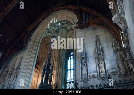 Westminster Hall, Palace of Westminster, London, Großbritannien Stockfoto