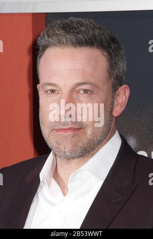 Los Angeles, USA. März 2020. Ben Affleck 01.03.2020 Die Weltpremiere von "The Way Back" fand auf der L.A. statt Live Regal Cinemas in Los Angeles, CA Credit: Cronos/Alamy Live News Stockfoto