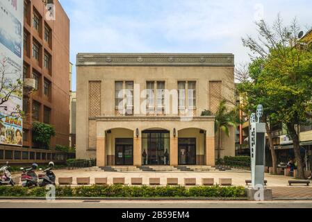 Hsinchu, Taiwan - 6. März 2020: Bildmuseum der Stadt Hsinchu. Dieses Museum war zunächst als Hsinchu städtischen Theater oder Yule Theater. Am 21. Mai 2 Stockfoto