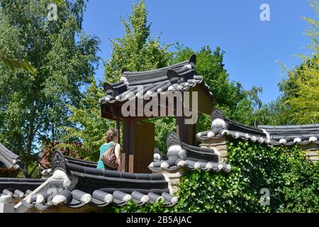 Koreanischer Garten Erholungspark Marzahn Blumberger Damm, Marzahn, Berlin, Deutschland Stockfoto