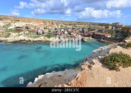 Der Popeye Film auf Malta Stockfoto