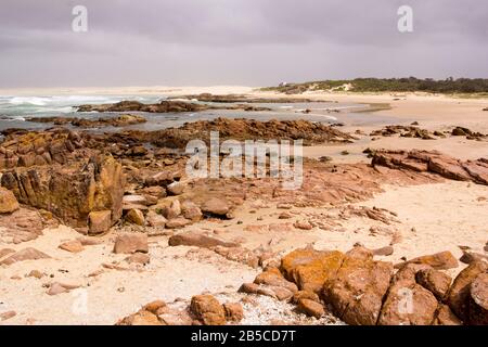 Birubi Beach, Anna Bay, Port Stephens, New South Wales, Australien. Stockfoto