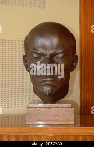 Bueste, Wladimir Iljitsch-Lenin, Haus 1, Stasi-Museum, Normannenstraße, Lichtenberg, Berlin, Deutschland/Büste Stockfoto