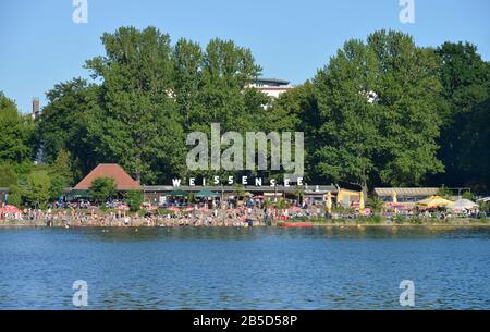 Strandbad, Weisser See, Weißensee, Pankow, Berlin, Deutschland Stockfoto