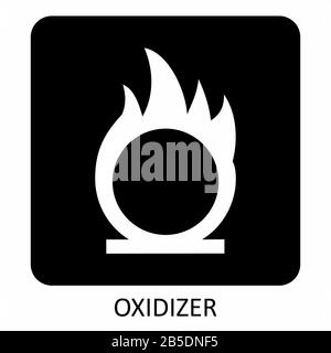 Abbildung: Oxidations-Symbol Stock Vektor