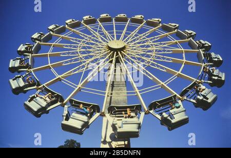 Enterprise Ride, Dreamland Margate. Kent. England, Großbritannien. Ca. 1980er Jahre Stockfoto