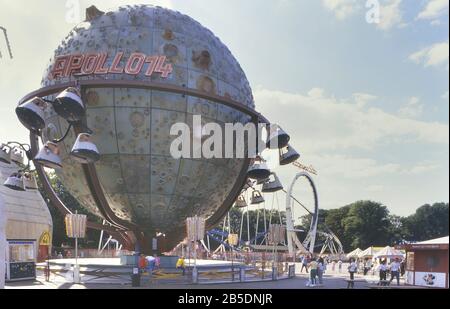 Apollo 14 Ride, Dreamland Margate. Kent. England, Großbritannien. Ca. 1980er Jahre Stockfoto