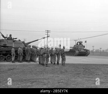 US-ARMEEKAMPFPANZER M41 Walker Bulldog - United States Army Light Tank M41 Walker Bulldog Stockfoto