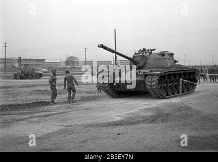 US-ARMEEKAMPFPANZER M41 Walker Bulldog - United States Army Light Tank M41 Walker Bulldog Stockfoto