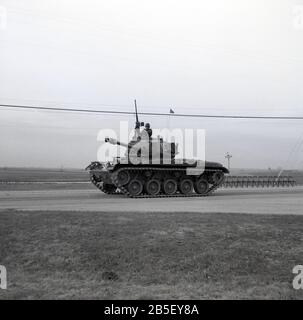 Kampfpanzer M48 Patton der US-ARMEE - M48-Panzer-Patton der United States Army Stockfoto