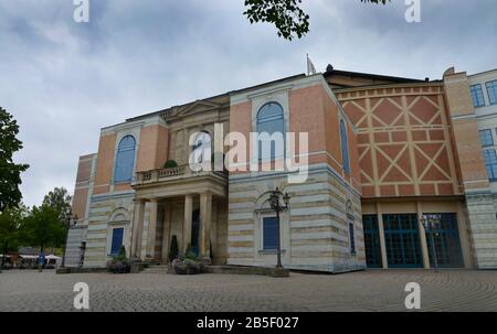 Richard-Wagner-Festspielhaus, Festspielhuegel, Bayreuth, Bayern, Deutschland Stockfoto