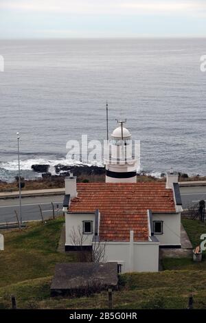 Leuchtturm im Fener mahallesi der Provinz Trabzon Akçaabat in der türkei Stockfoto