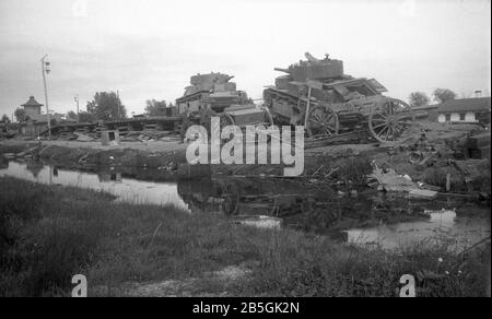Rote Armee Panzer T-28 / Rote Armee Panzer T28 Stockfoto