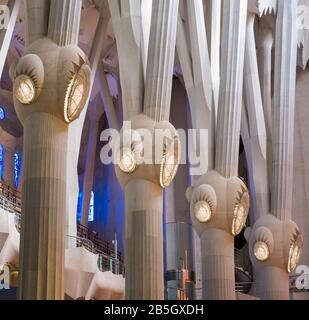 In Barcelonas Sagrada Família. Stockfoto