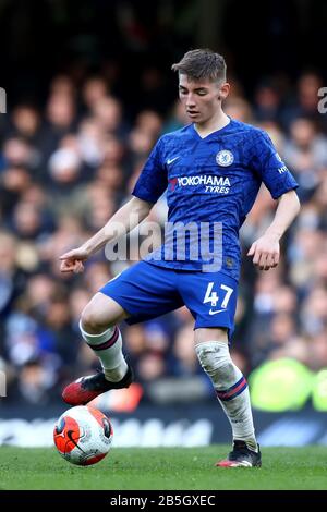 Stamford Bridge, London, Großbritannien. März 2020. English Premier League Football, Chelsea gegen Everton; Billy Gilmour von Chelsea Credit: Action Plus Sports/Alamy Live News Stockfoto