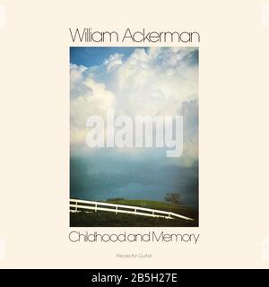 William Ackerman - original Vinyl Album Cover - Childhood and Memory (Stücke für Gitarre) - 1979 Stockfoto