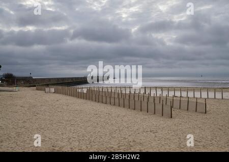 saint-nazaire Strand frankreich Stockfoto