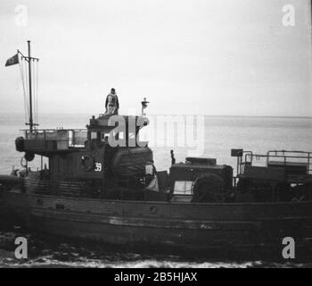 Kriegsfischkutter KFK 39 Deutsche Kriegsmarine / Deutschland Navy war Fishing Cutter Stockfoto