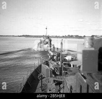 Kriegsfischkutter KFK Deutsche Kriegsmarine / Deutschland Navy war Fishing Cutter Stockfoto