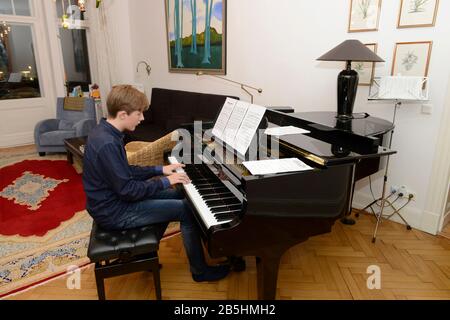 Art Klavier Stockfoto