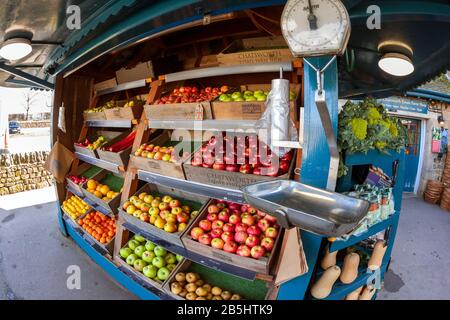 Chatsworth Farm Shop Interior, Pilsley, Derbyshire Stockfoto