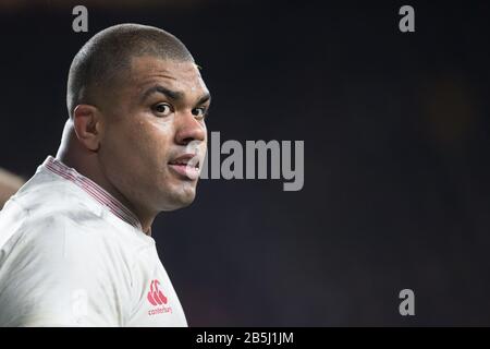 London, Großbritannien. März 2020. Kyle Sinckler (England, 3). Vierter Spieltag des Rugby-Turniers Guinness Six Nations 2020; England - Wales am 7. März 2020 in London. Credit: Jürgen Kessler / dpa / Alamy Live News Stockfoto