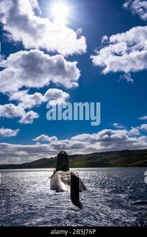 Nuklear angetriebenes U-Boot der Astute-Klasse der Royal Navy Stockfoto