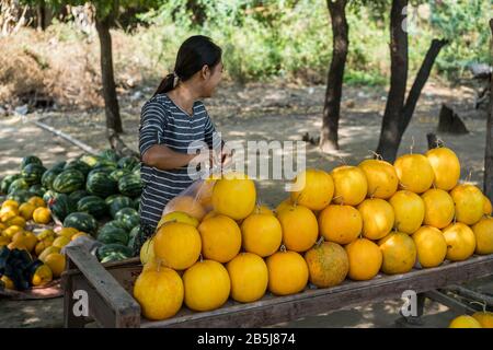 Street Food, Myanmar, Asien Stockfoto