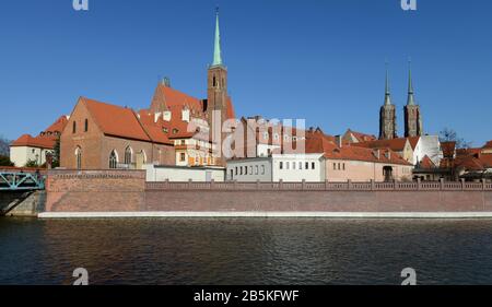 Dominsel, Breslau, Niederschlesien, Polen Stockfoto