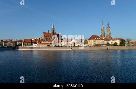 Dominsel, Breslau, Niederschlesien, Polen Stockfoto