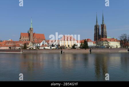 Dominsel, Breslau, Niederschlesien, Polen Stockfoto